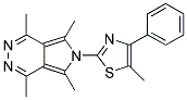 1,4,5,7-TETRAMETHYL-6-(5-METHYL-4-PHENYL-1,3-THIAZOL-2-YL)-6H-PYRROLO[3,4-D]PYRIDAZINE 结构式