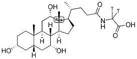 GLYCOCHOLIC ACID, [GLYCINE 2-3H] 结构式