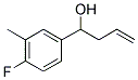 4-(4-FLUORO-3-METHYLPHENYL)-1-BUTEN-4-OL 结构式
