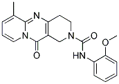 N-(2-METHOXYPHENYL)-6-METHYL-11-OXO-4,11-DIHYDRO-1H-DIPYRIDO[1,2-A:4',3'-D]PYRIMIDINE-2(3H)-CARBOXAMIDE 结构式