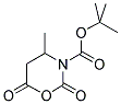 4-METHYL-2,6-DIOXO-[1,3]OXAZINANE-3-CARBOXYLIC ACID TERT-BUTYL ESTER 结构式
