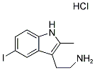 2-(5-Iodo-2-methyl-1H-indol-3-yl)ethanamine hydrochloride 结构式