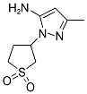 1-(1,1-DIOXIDOTETRAHYDROTHIEN-3-YL)-3-METHYL-1H-PYRAZOL-5-AMINE 结构式