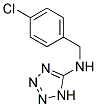N-(4-CHLOROBENZYL)-1H-TETRAZOL-5-AMINE 结构式