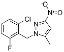 1-(2-氯-6-氟苄基)-5-甲基-3-硝基-1H-吡唑 结构式