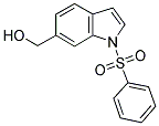 1-PHENYLSULFONYLINDOLE-6-METHANOL 结构式