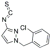 1-(2-CHLORO-BENZYL)-3-ISOTHIOCYANATO-1H-PYRAZOLE 结构式