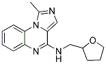 1-METHYL-N-(TETRAHYDROFURAN-2-YLMETHYL)IMIDAZO[1,5-A]QUINOXALIN-4-AMINE 结构式