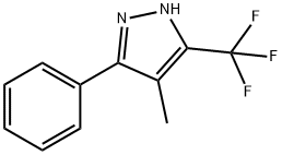 4-METHYL-5-PHENYL-3-TRIFLUOROMETHYL-1H-PYRAZOLE 结构式