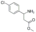 3-Amino-3-(4-chloro-phenyl)-propionic acid methyl ester 结构式