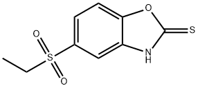 5-(ETHYLSULFONYL)-1,3-BENZOXAZOLE-2-THIOL 结构式