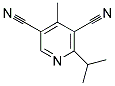 2-ISOPROPYL-4-METHYL-3,5-PYRIDINEDICARBONITRILE 结构式