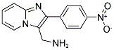 C-[2-(4-NITRO-PHENYL)-IMIDAZO[1,2-A]PYRIDIN-3-YL]-METHYLAMINE 结构式
