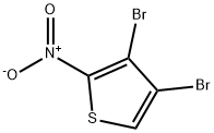 3,4-二溴-2-硝基噻吩 结构式