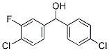 4,4'-DICHLORO-3-FLUOROBENZHYDROL 结构式