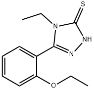 5-(2-乙氧苯基)-4-乙基-4H-1,2,4-三唑-3-硫醇 结构式