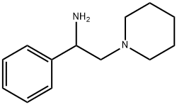 1-苯基-2-(哌啶-1-基)乙烷-1-胺 结构式