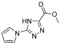 5-PYRROL-1-YL-4H-[1,2,4]TRIAZOLE-3-CARBOXYLIC ACID METHYL ESTER 结构式