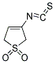 3-ISOTHIOCYANATO-2,5-DIHYDRO-THIOPHENE 1,1-DIOXIDE 结构式