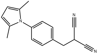 2-[4-(2,5-DIMETHYL-1H-PYRROL-1-YL)BENZYL]MALONONITRILE 结构式