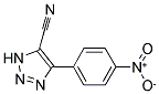 4-(4-NITROPHENYL)-1H-1,2,3-TRIAZOLE-5-CARBONITRILE 结构式