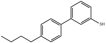 3-(4-N-BUTYLPHENYL)THIOPHENOL 结构式