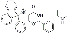 N-ALPHA-TRITYL-O-BENZYL-L-SERINE DIETHYLAMINE 结构式