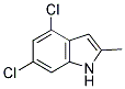 4,6-DICHLORO-2-METHYL-1H-INDOLE 结构式