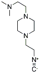 1-(2-ISOCYANO-ETHYL)-4-(2-DIMETHYLAMINOETHYL)-PIPERAZINE 结构式