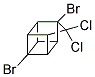 1,4-DIBROMO-9,9-DICHLOROPENTACYCLO[4.3.0.0(2,5).0(3,8).0(4,7)]NONANE 结构式