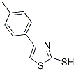 4-(4-METHYLPHENYL)-1,3-THIAZOLE-2-THIOL 结构式