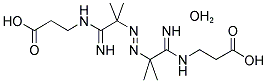 2,2'-AZOBIS[N-(2-CARBOXYETHYL)-2-METHYLPROPIONAMIDINE] N-HYDRATE 结构式