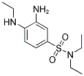 3-AMINO-N,N-DIETHYL-4-(ETHYLAMINO)BENZENESULFONAMIDE 结构式