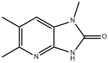 2-HYDROXY-1,5,6-TRIMETHYLIMIDAZO [4,5-B] PYRIDINE 结构式
