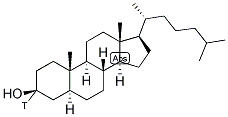 6-AZI-5ALPHA-CHOLESTAN-3BETA-OL, [3ALPHA-3H] 结构式