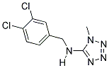 N-(3,4-DICHLOROBENZYL)-1-METHYL-1H-TETRAZOL-5-AMINE 结构式