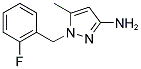 1-(2-FLUORO-BENZYL)-5-METHYL-1 H-PYRAZOL-3-YLAMINE 结构式