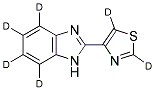 噻苯哒唑 NH D6 结构式