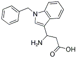 3-AMINO-3-(1-BENZYL-1H-INDOL-3-YL)-PROPIONIC ACID 结构式