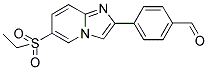 4-[6-(ETHYLSULFONYL)IMIDAZO[1,2-A]PYRIDIN-2-YL]BENZALDEHYDE 结构式