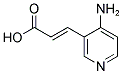 3-(4-氨基吡啶-3-基)丙烯酸脂 结构式