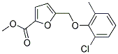 5-(2-CHLORO-6-METHYL-PHENOXYMETHYL)-FURAN-2-CARBOXYLIC ACID METHYL ESTER 结构式