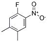 1-FLUORO-4,5-DIMETHYL-2-NITROBENZENE 结构式