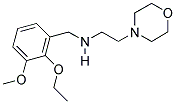 N-(2-ETHOXY-3-METHOXYBENZYL)-2-MORPHOLIN-4-YLETHANAMINE 结构式