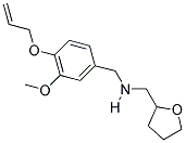 1-[4-(ALLYLOXY)-3-METHOXYPHENYL]-N-(TETRAHYDROFURAN-2-YLMETHYL)METHANAMINE 结构式