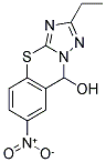 2-ETHYL-6-NITRO-4 H-9-THIA-1,3,3A-TRIAZA-CYCLOPENTA[ B ]NAPHTHALEN-4-OL 结构式