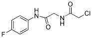 2-CHLORO-N-[2-[(4-FLUOROPHENYL)AMINO]-2-OXOETHYL]ACETAMIDE 结构式