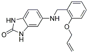 5-((2-(ALLYLOXY)BENZYL)AMINO)-1,3-DIHYDRO-2H-BENZIMIDAZOL-2-ONE 结构式