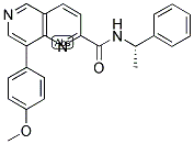 8-(4-METHOXYPHENYL)-N-[(1S)-1-PHENYLETHYL]-1,6-NAPHTHYRIDINE-2-CARBOXAMIDE 结构式