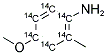 4-METHOXY-2-METHYL ANILINE, [RING-14C(U)] 结构式